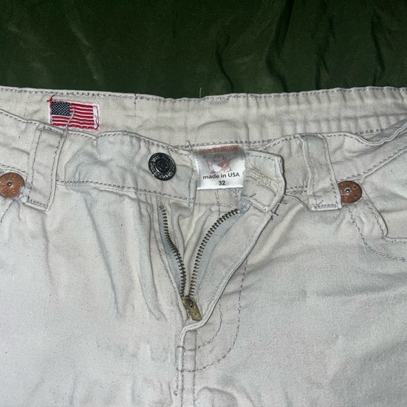 World Tour True Religion pants, Cream color, size 32 - Picture 6 of 6